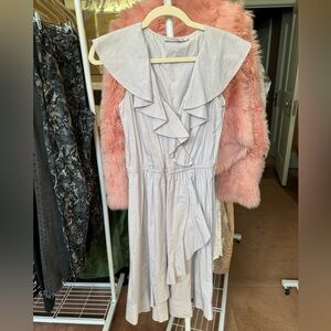 Sunner Pale Purple Ruffled Sundress Small